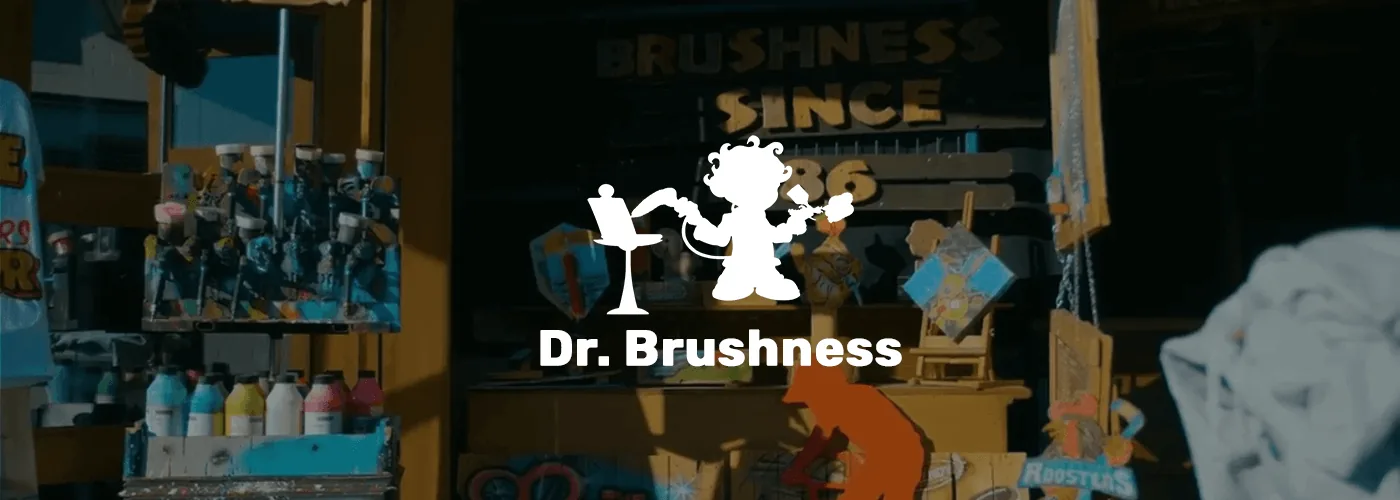 Brushness website door Vimonto